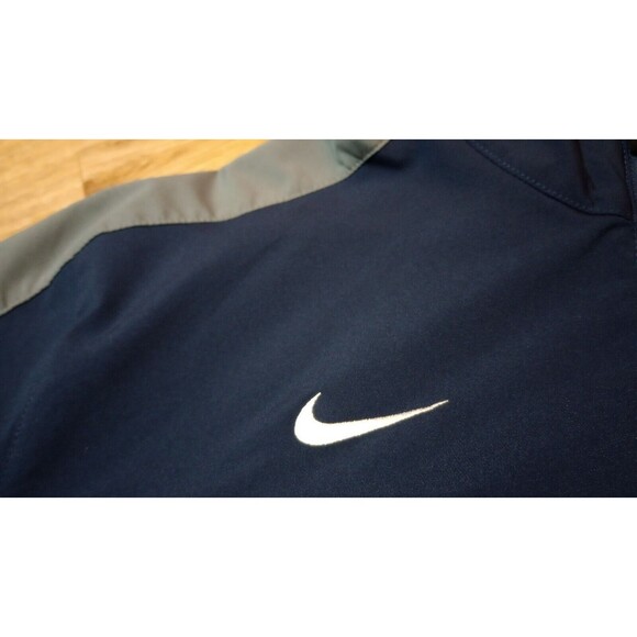 Nike Dri Fit Hot Jacket Mens Small 1/4 Zip Windbreaker Zipped Pocket Pullover - Picture 6 of 16